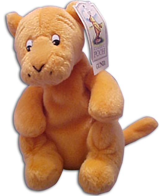 GUND Disney 6" Plush CLASSIC TIGGER BEAN BAG Winnie The Pooh Friend Stuffed Toy 